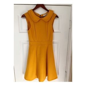 ModCloth Sunny Girl Dress In Goldenrod